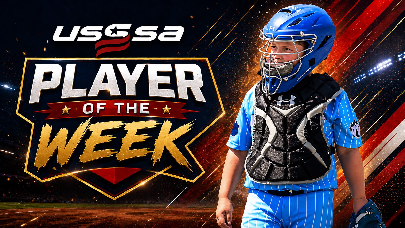 Ethan Powell, USSSA Player of the Week, 8U Central Kentucky Thoroughbats.