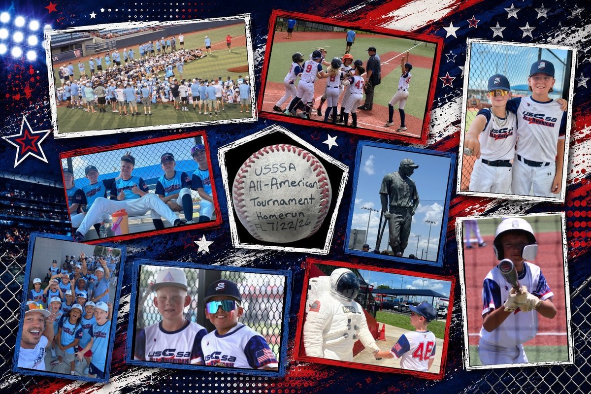 A collage of favorite moments from this past week's USSSA Baseball All American Games.