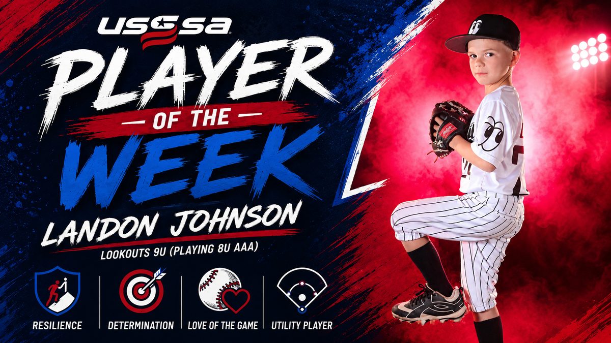 Landon Johnson, USSSA Player of the Week, Lookouts 9U.