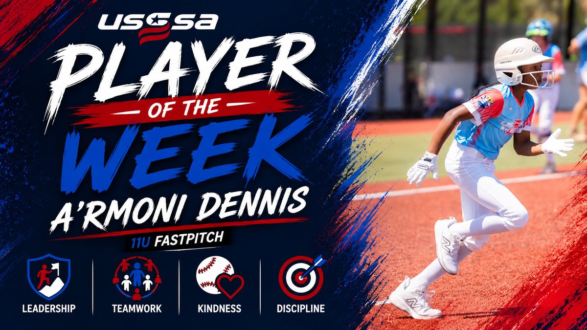 A'rmoni Dennis, USSSA Player of the Week, FL Stars Fastpitch Roberts 12.